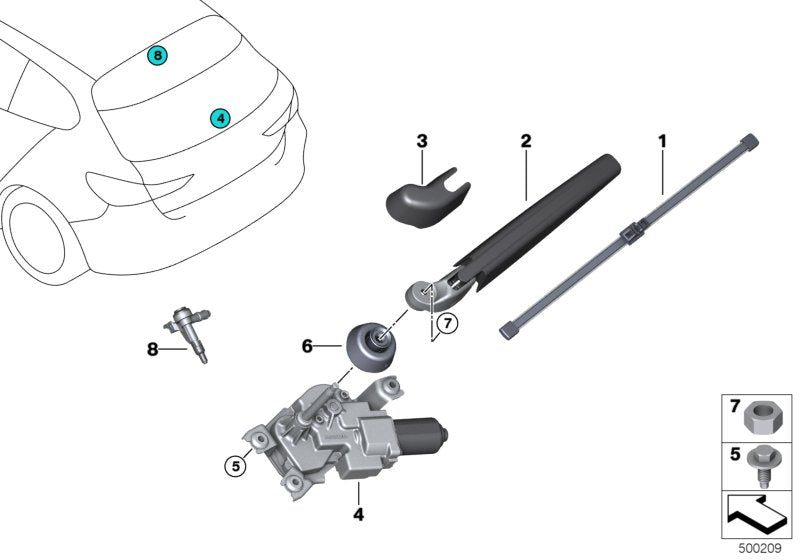 Genuine BMW 61617373898 F46 Grommet (Inc. X2) | ML Performance US US Car Parts