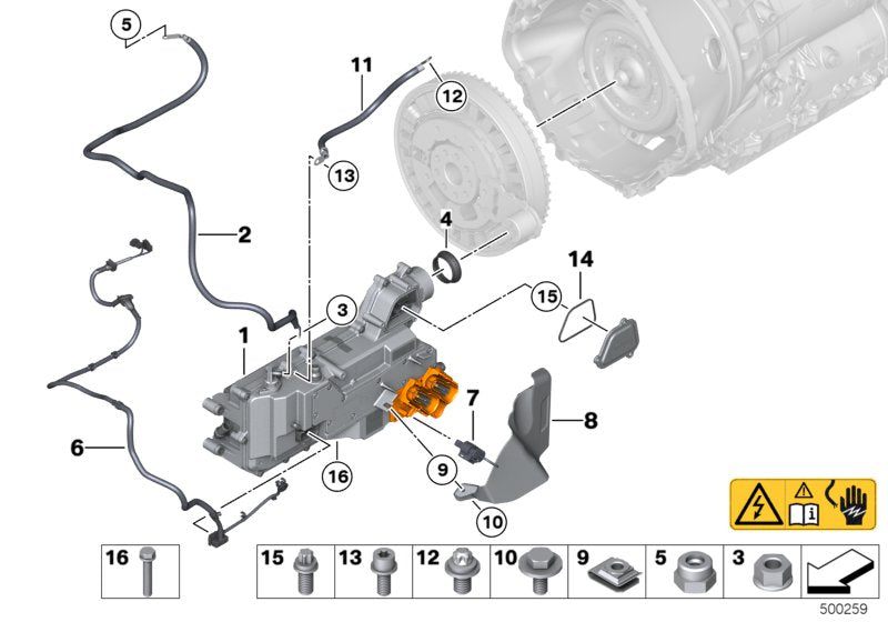 Genuine BMW 12369845618 Exchange Electric Motor Electronics (Inc. Hybrid 7 & Hybrid 7L) | ML Performance US US Car Parts