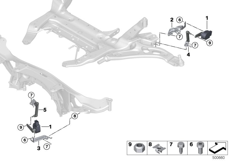Genuine BMW 37146881444 F44 Bracket For Height Sensor, Rear (Inc. 220dX, X2 28iX & 225i) | ML Performance US US Car Parts