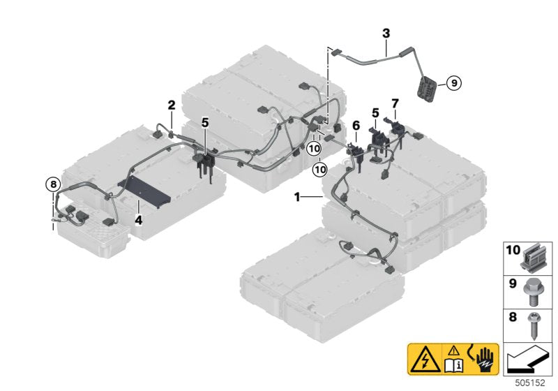 Genuine BMW 61278697680 G05 Cable Guide (Inc. X5 45eX) | ML Performance US US Car Parts