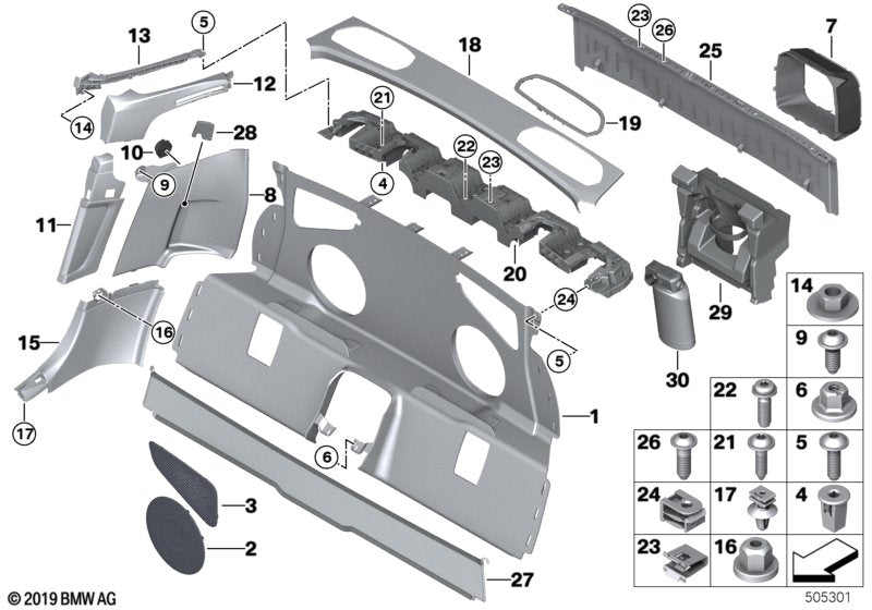 Genuine BMW 51476993693 G29 Trim Panel Belt Feed, Left (Inc. Z4 M40i, Z4 30i & Z4 20i) | ML Performance US US Car Parts