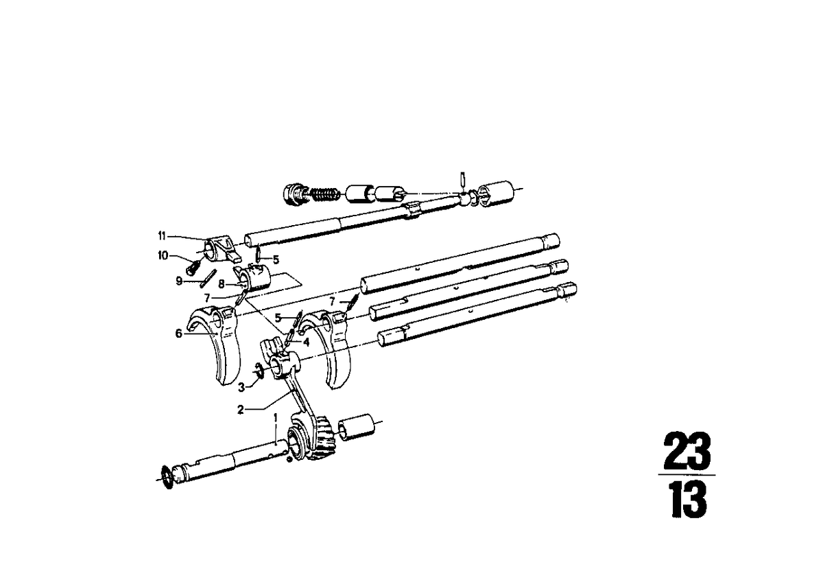 Genuine BMW 23311490135 E28 E12 E30 Shifting Fork (Inc. 2000tii, 2000ti & 520) | ML Performance US US Car Parts