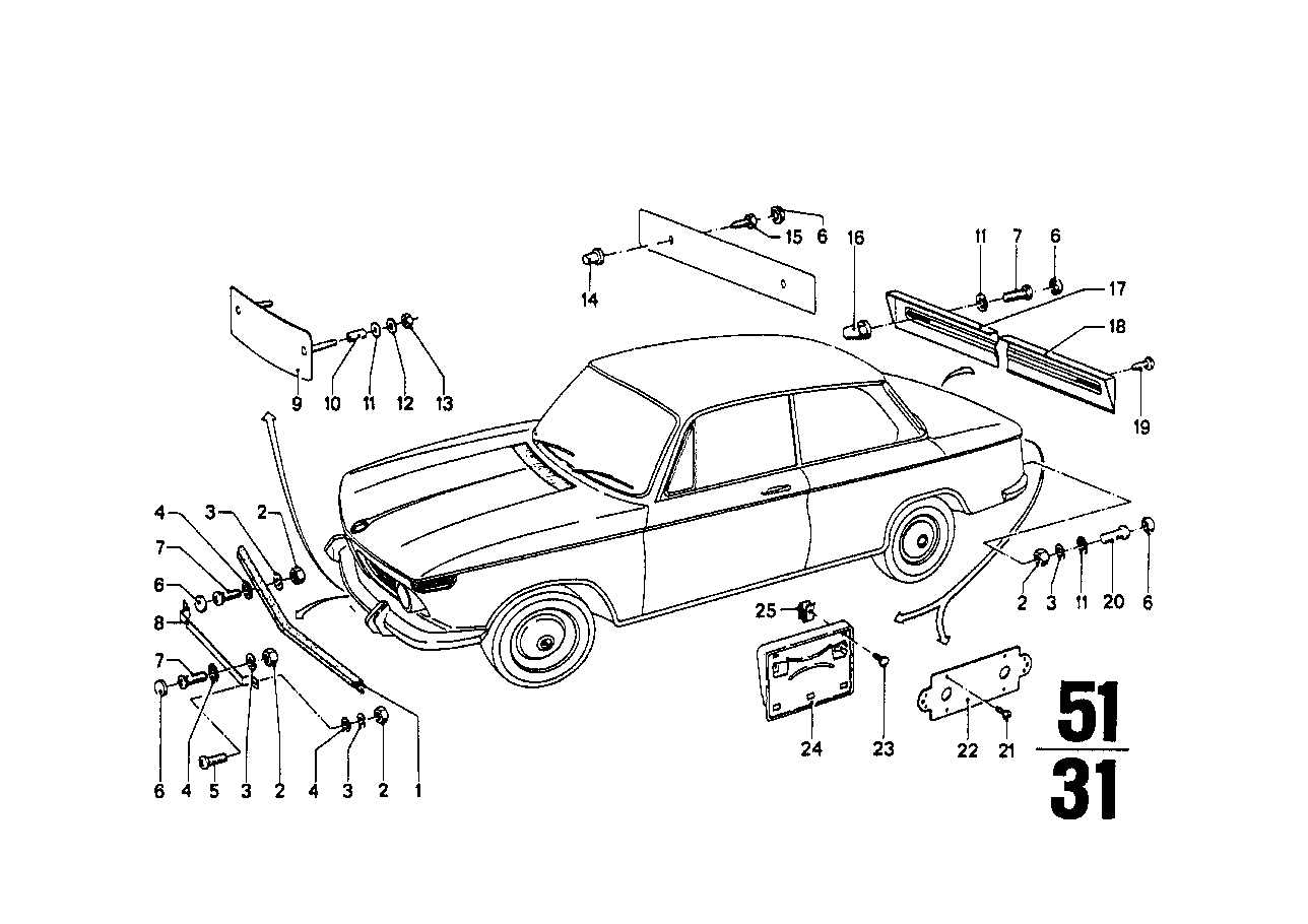 Genuine BMW 51181832848 E21 E12 Spacer Tube (Inc. 3.0S, 530i & 3.0SBav) | ML Performance US US Car Parts
