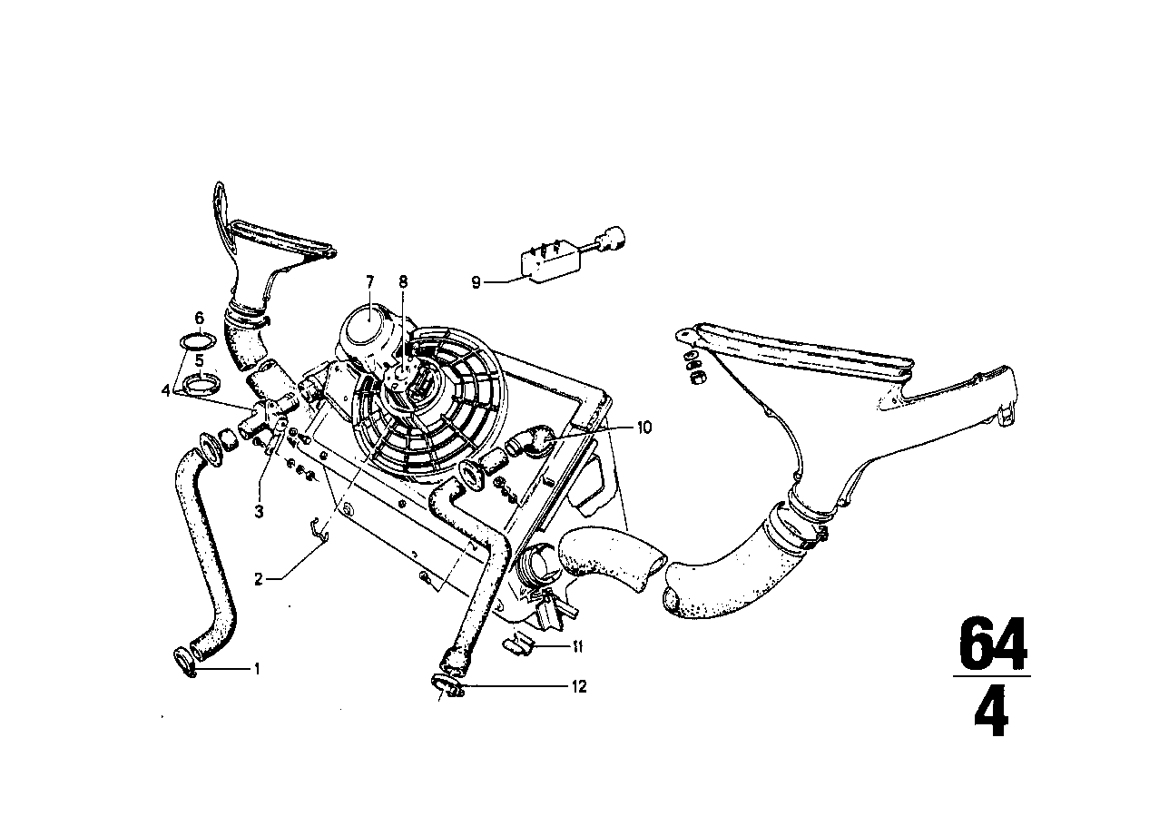Genuine BMW 64111371420 Blower Unit (Inc. 1600 & 1602) | ML Performance US US Car Parts