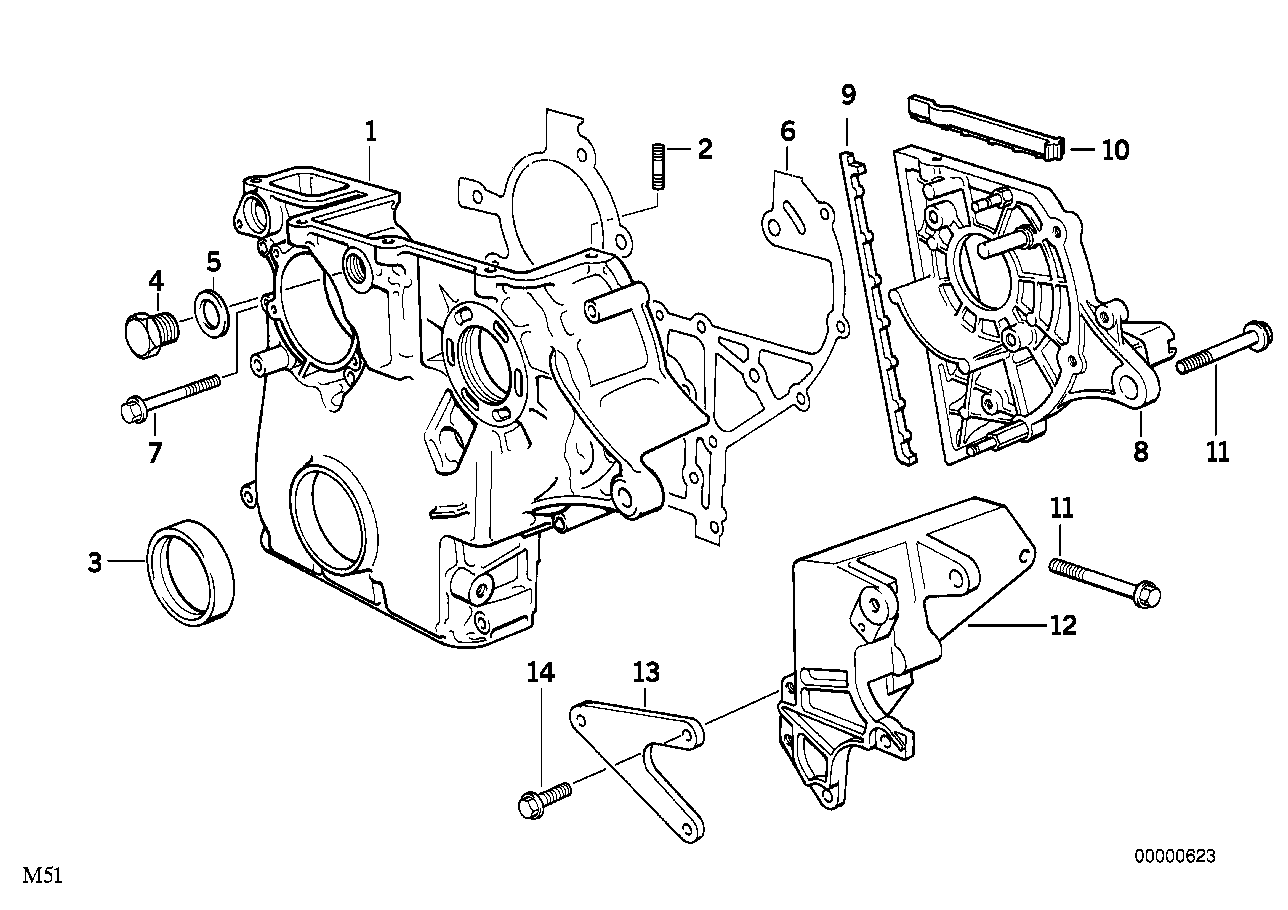 Genuine BMW 13512244765 E36 E34 Profile-Gasket (Inc. 525tds, 525td & 325td) | ML Performance US US Car Parts