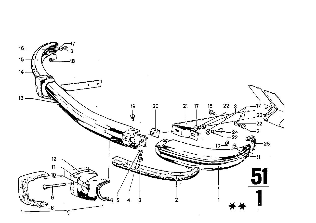 Genuine BMW 51111829494 Rubber Strip Right RECHTS (Inc. 3.3Li, 3.3L & 3.0SBav) | ML Performance US US Car Parts