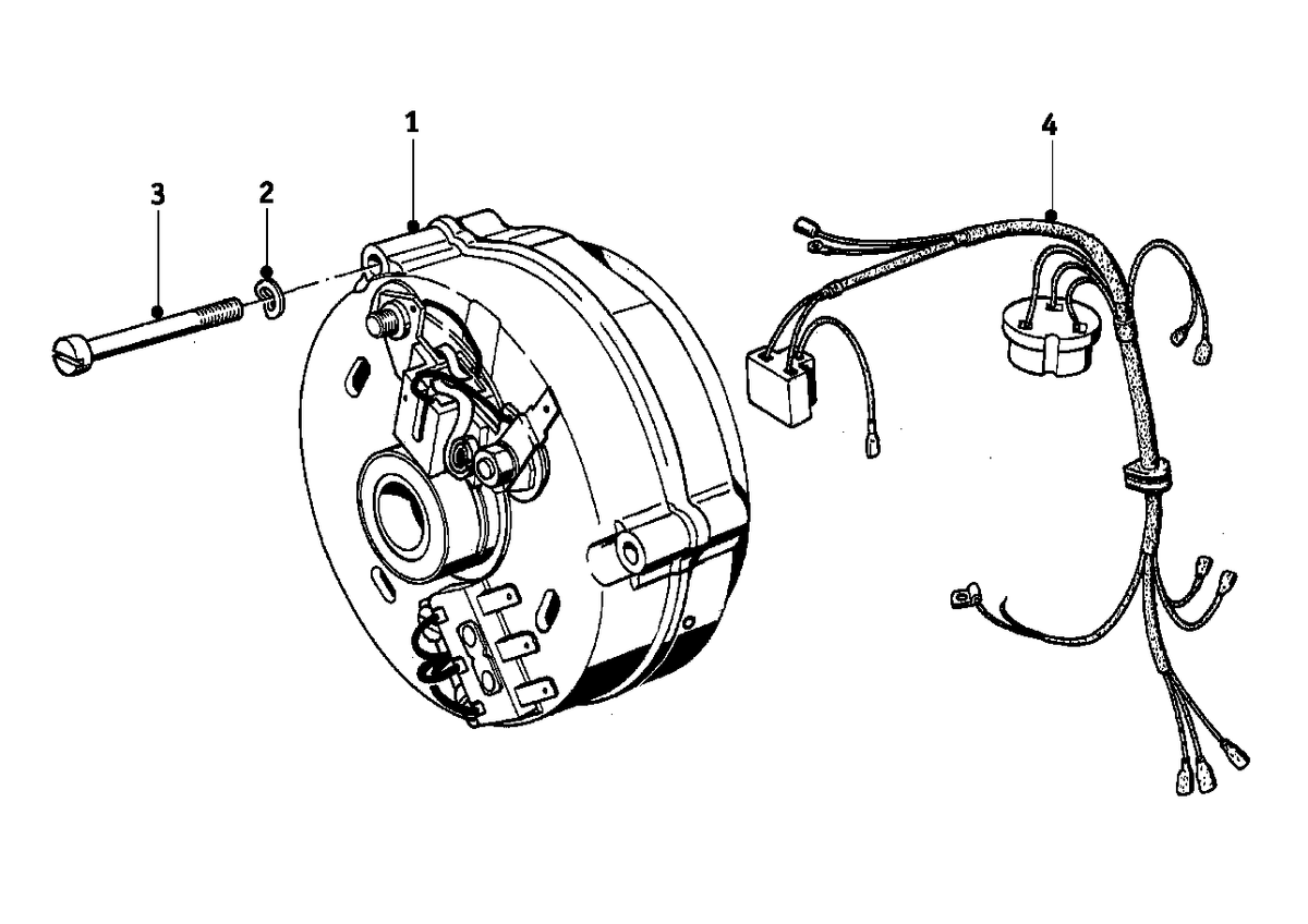 Genuine BMW 12311357497 Alternator 14V20A (Inc. R75/5, R90/6 & R60/2) | ML Performance US US Car Parts