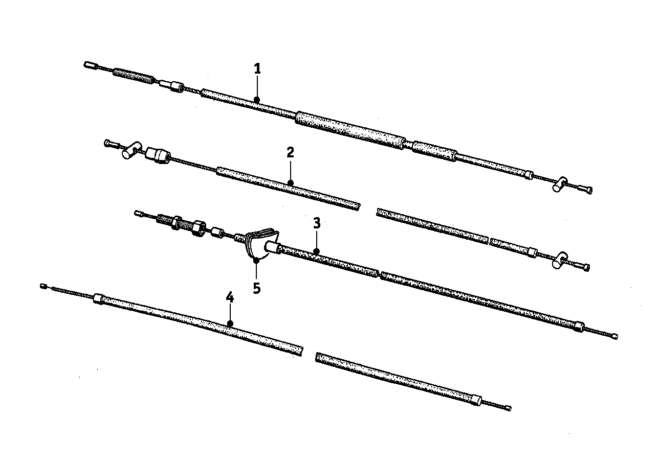 Genuine BMW 13212072348 Accelerator Cable HOCHLENKER (Inc. R50/2, R50 S & R69 S) | ML Performance US US Car Parts