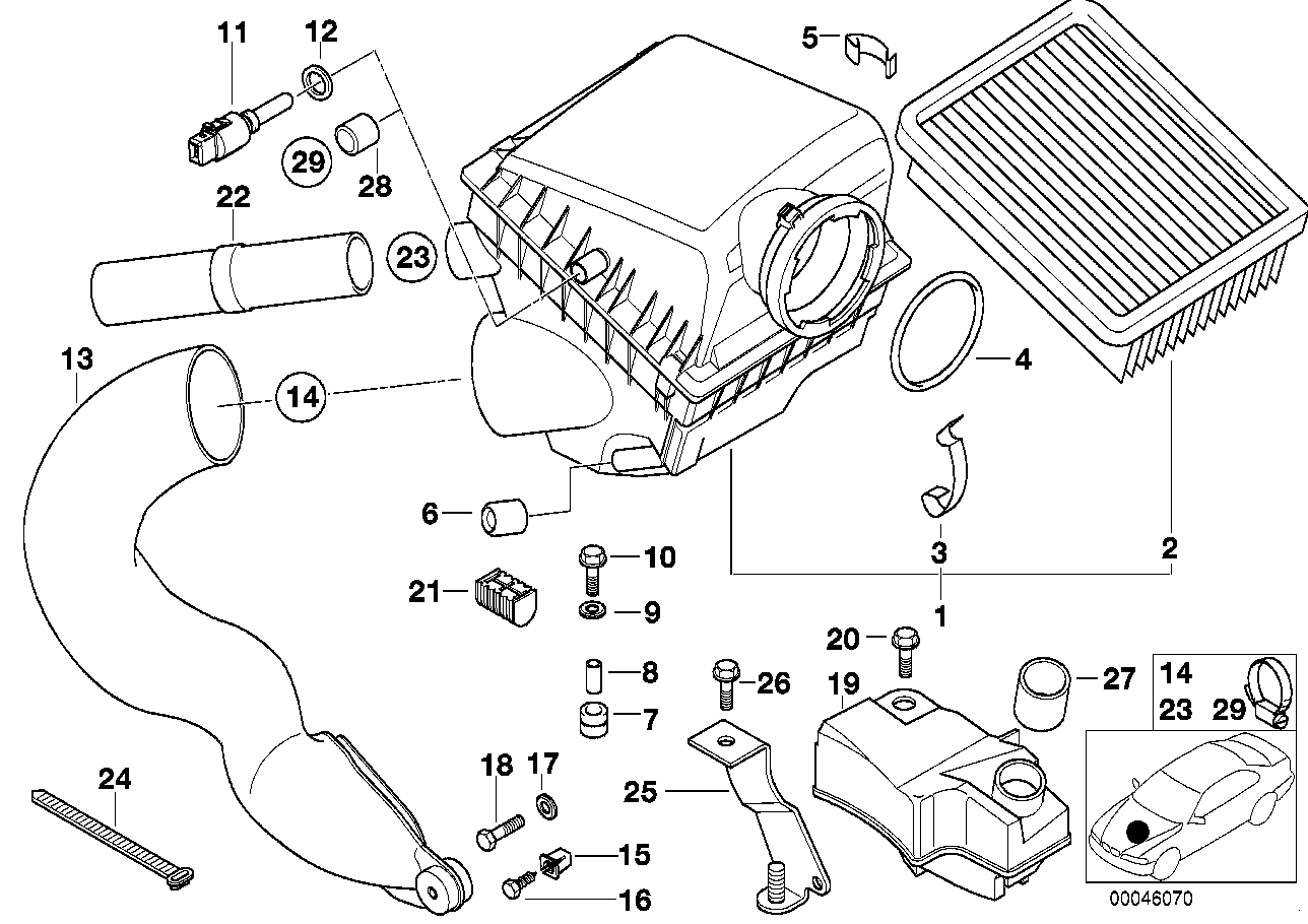 Genuine BMW 13711747821 E38 Suction Tube (Inc. 740iL, 740i & 730iL) | ML Performance US US Car Parts
