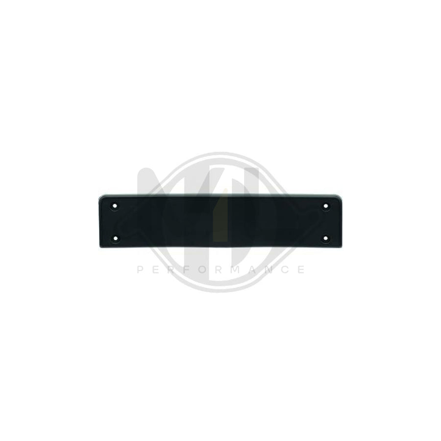 DIEDERICHS 2248154 Number plate holder for VW PASSAT Front, Black, frameless