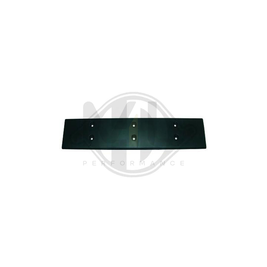 DIEDERICHS 3461854 Number plate holder for FIAT MAREA Front, Black, frameless