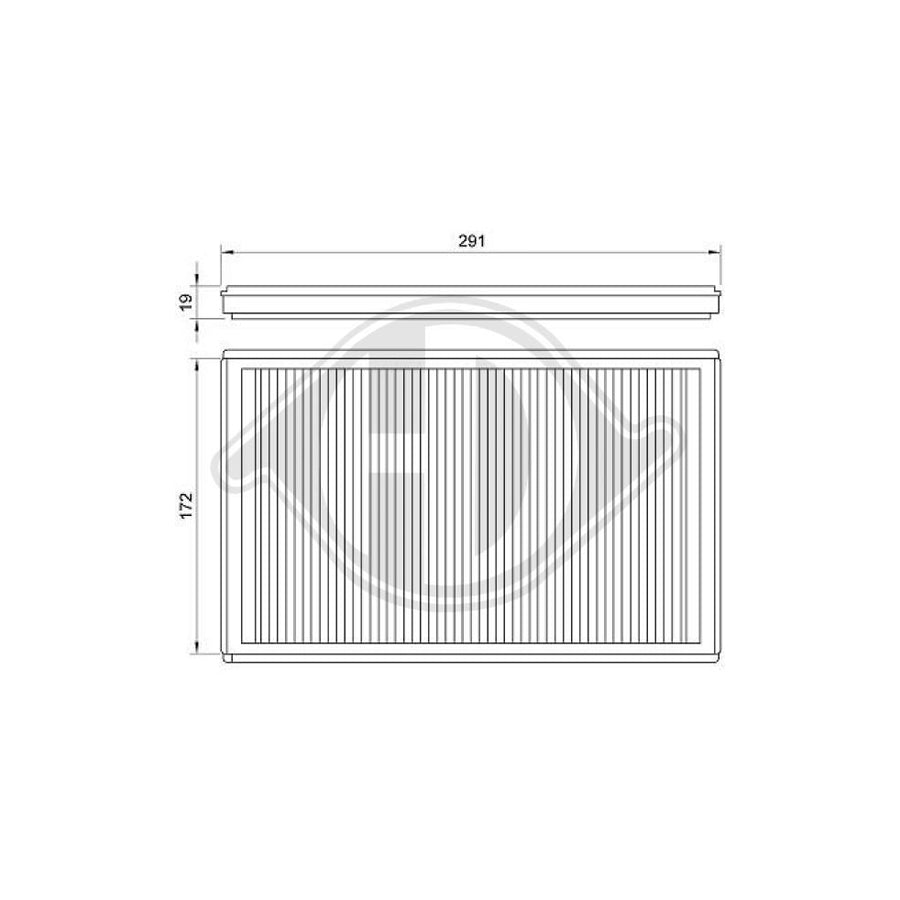 DIEDERICHS DCI0017 Pollen Filter For Renault Megane