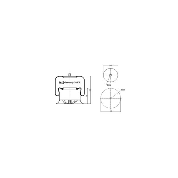 FEBI FE38508 Air Suspension Bellow