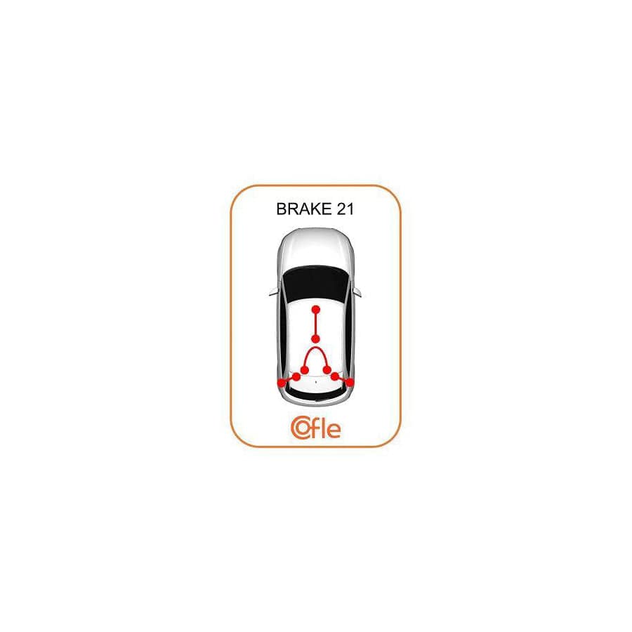 Cofle 11.5939 Hand Brake Cable for Opel Corsa