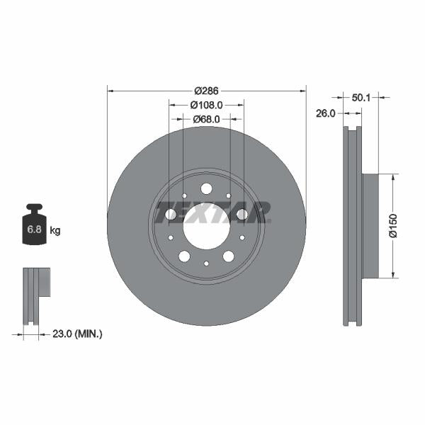 AUTOFREN SEINSA D7-117C Brake Caliper Guide Sleeve Kit