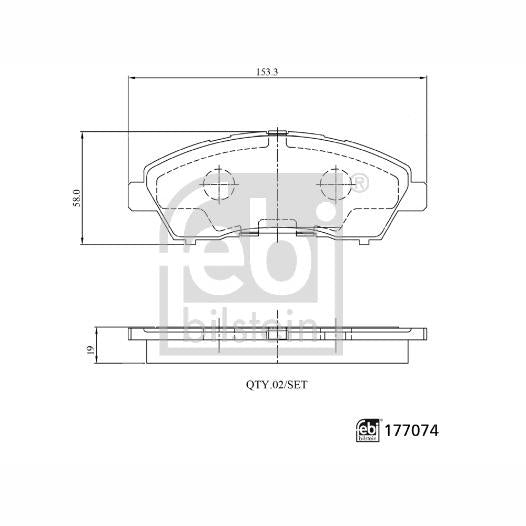 SBP MRK-011 Disc Brake Caliper Repair Kit