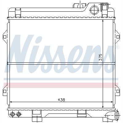 NISSENS NIS60639 Engine Radiator