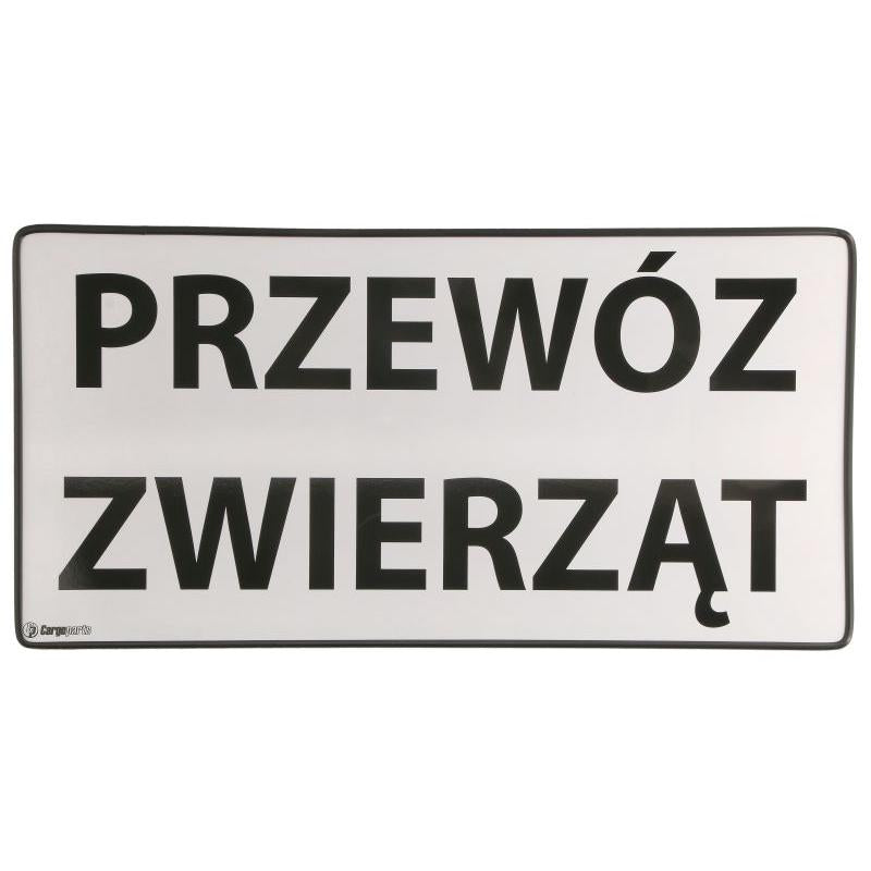 CARGOPARTS CARGO-T061 Warning Plate