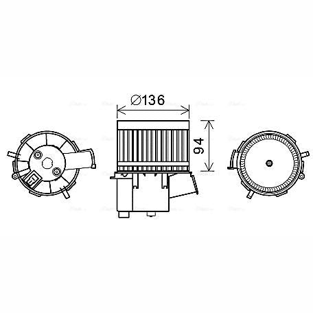 AVA COOLING FT8434AVA Air Blower