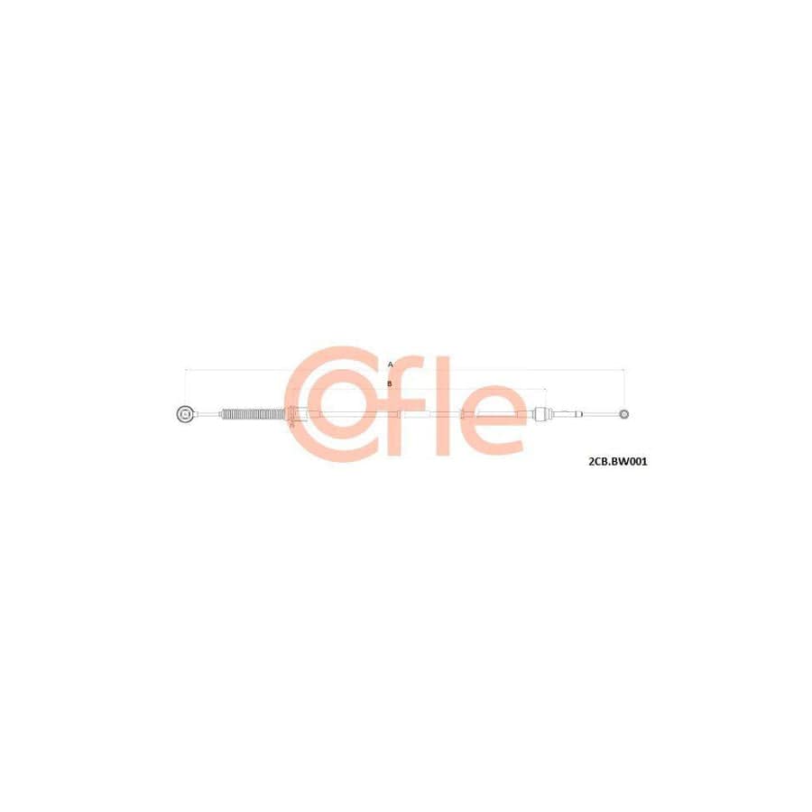 Cofle 92.2Cb.Bw001 Cable, Manual Transmission