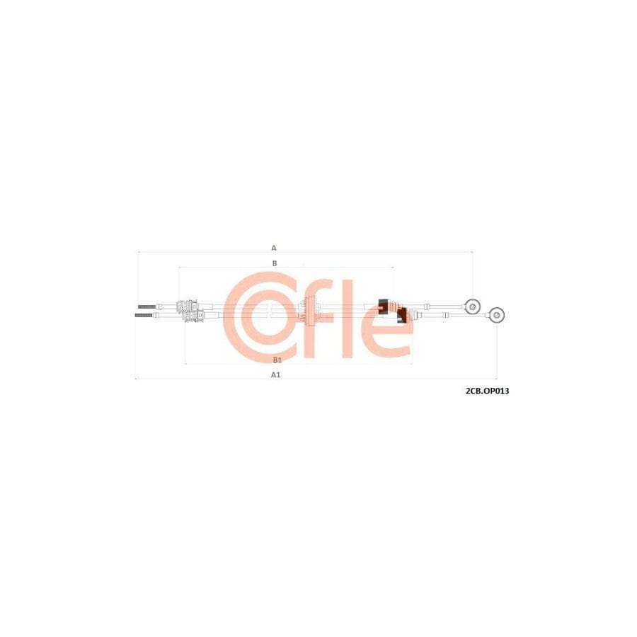 Cofle 92.2Cb.Op013 Cable, Manual Transmission for Opel Vectra