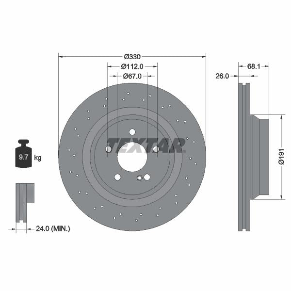 AUTOFREN SEINSA D7-118C Brake Caliper Guide Sleeve Kit