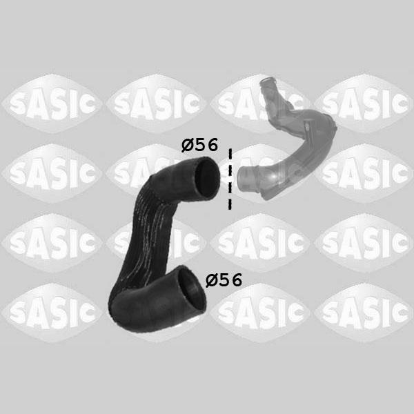 SASIC SAS3334025 Charge Air Hose