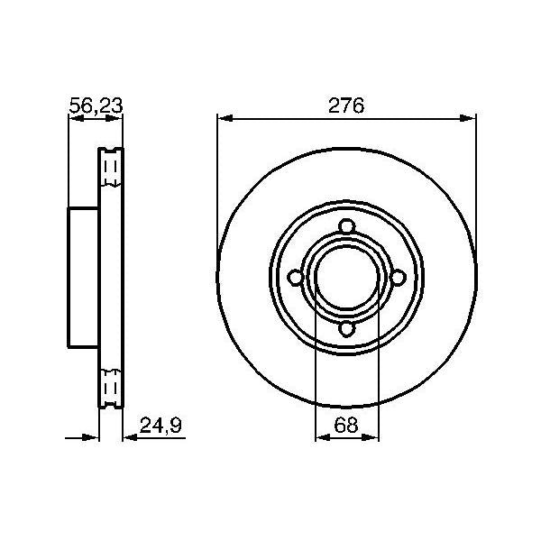WABCO 9617231230 Parking Brake Valve