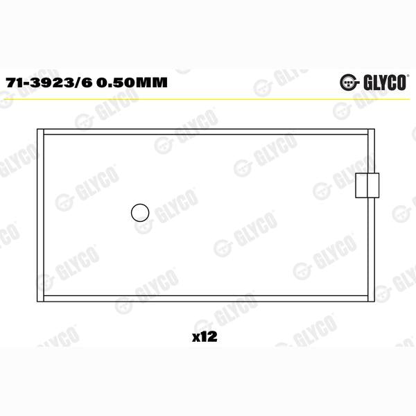 GLYCO 71-3923/60.50MM Connecting Rod Bearing Set