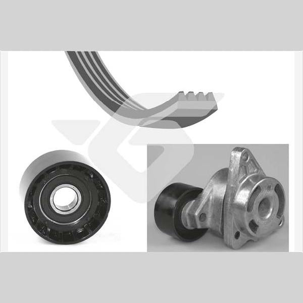 HUTCHINSON HUKHV202 V-Ribbed Belt Set