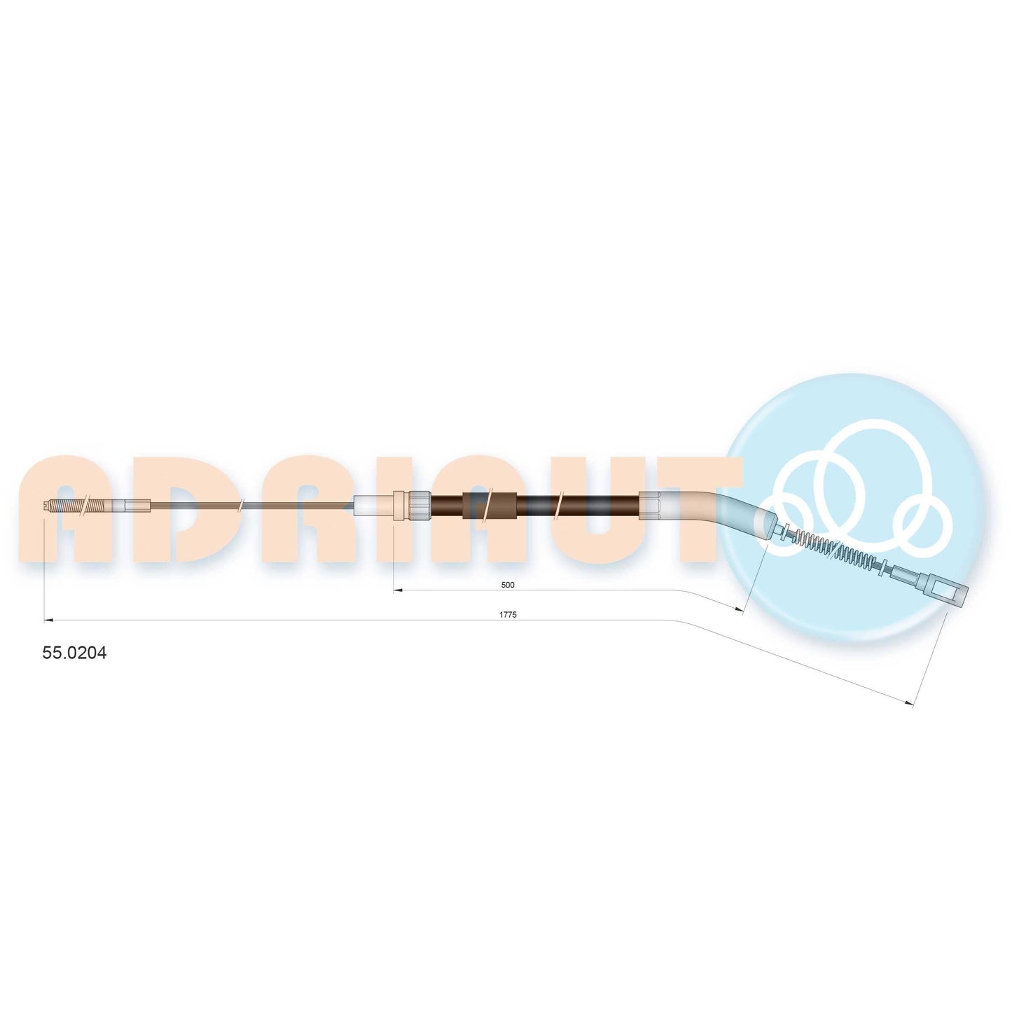 WABCO 8931040532 Vacuum Hose Connection Piece