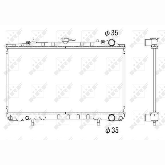 NRF NRF53271 Engine Radiator