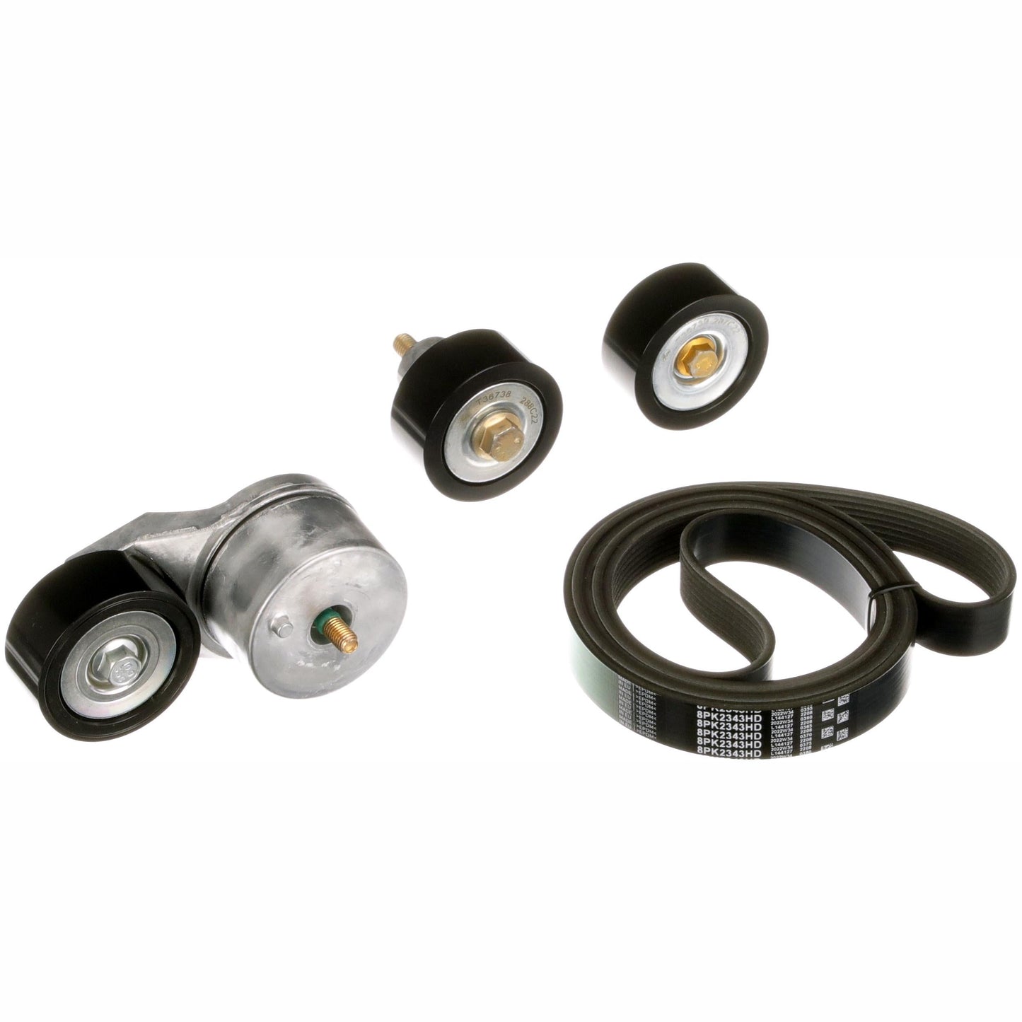 GATES GATK018PK2343HD V-Ribbed Belt Set