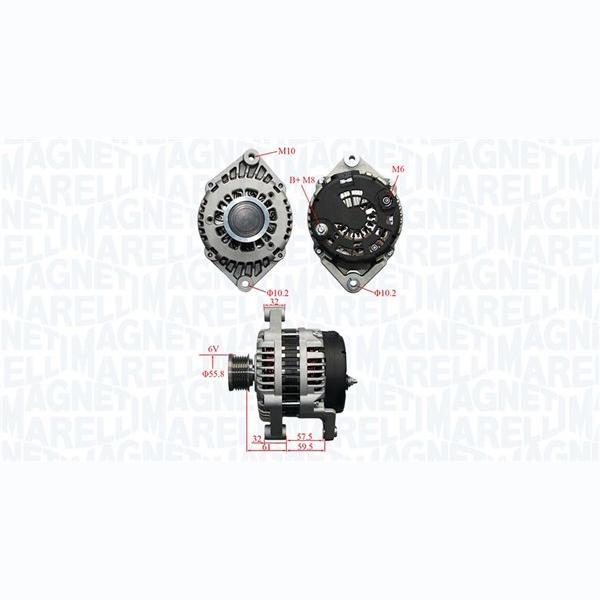 MAGNETI MARELLI 063735380010 Alternator