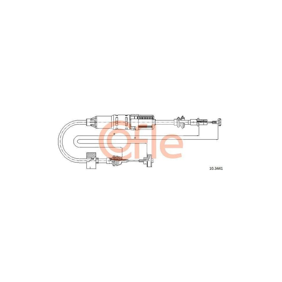 Cofle 92.10.3441 Clutch Cable
