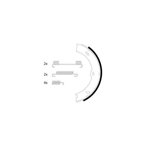 YAZUKA C71137 Parking Brake Cable Pull