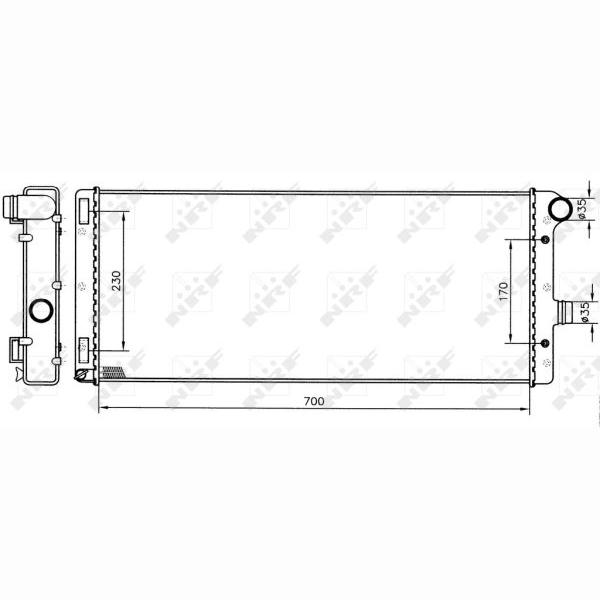 NRF NRF53228 Engine Radiator
