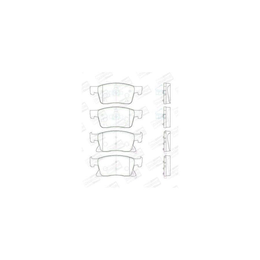 Champion 573702Ch Brake Pad Set