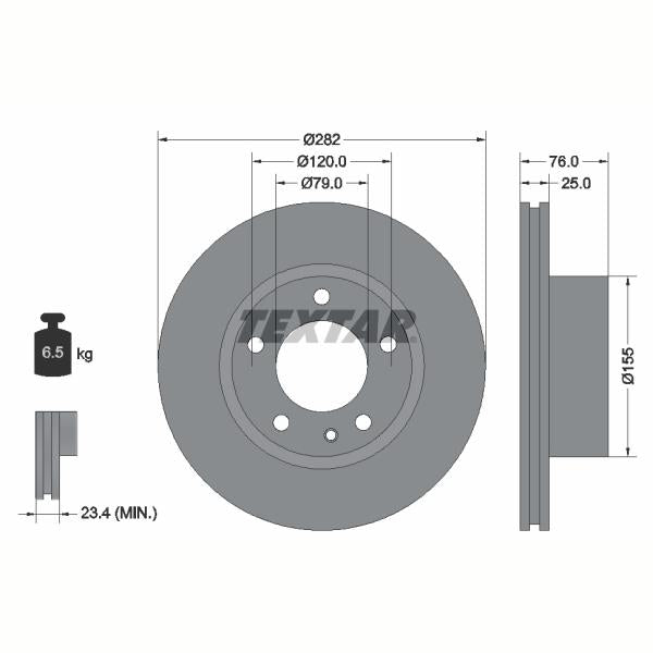 WABCO 9122109222 Brake Caliper Guide Bellow
