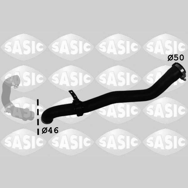 SASIC SAS3334017 Charge Air Hose