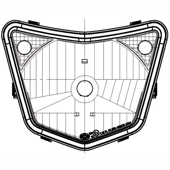 VICMA VIC-12409 Headlight