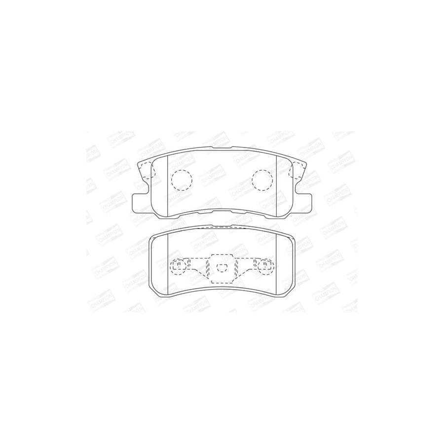 Champion 573724Ch Brake Pad Set