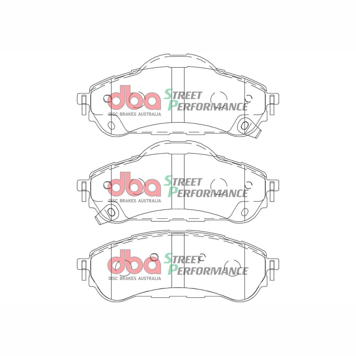 DBA DB2411SP High Performance Brake Pad Set