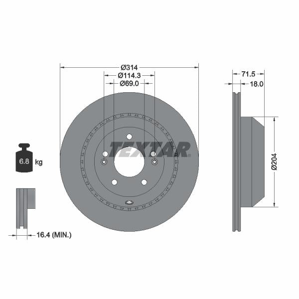QUICK BRAKE QB113-1491X Brake Caliper Guide Sleeve Kit