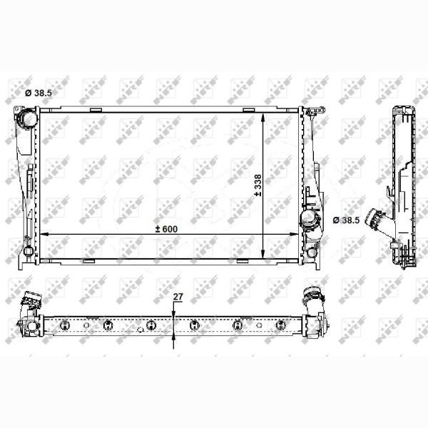 NRF NRF59210 Engine Radiator