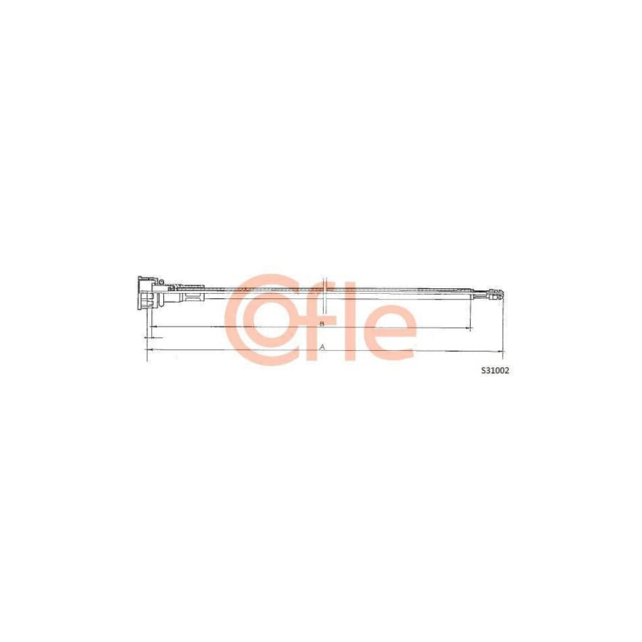Cofle S31002 Speedometer Cable