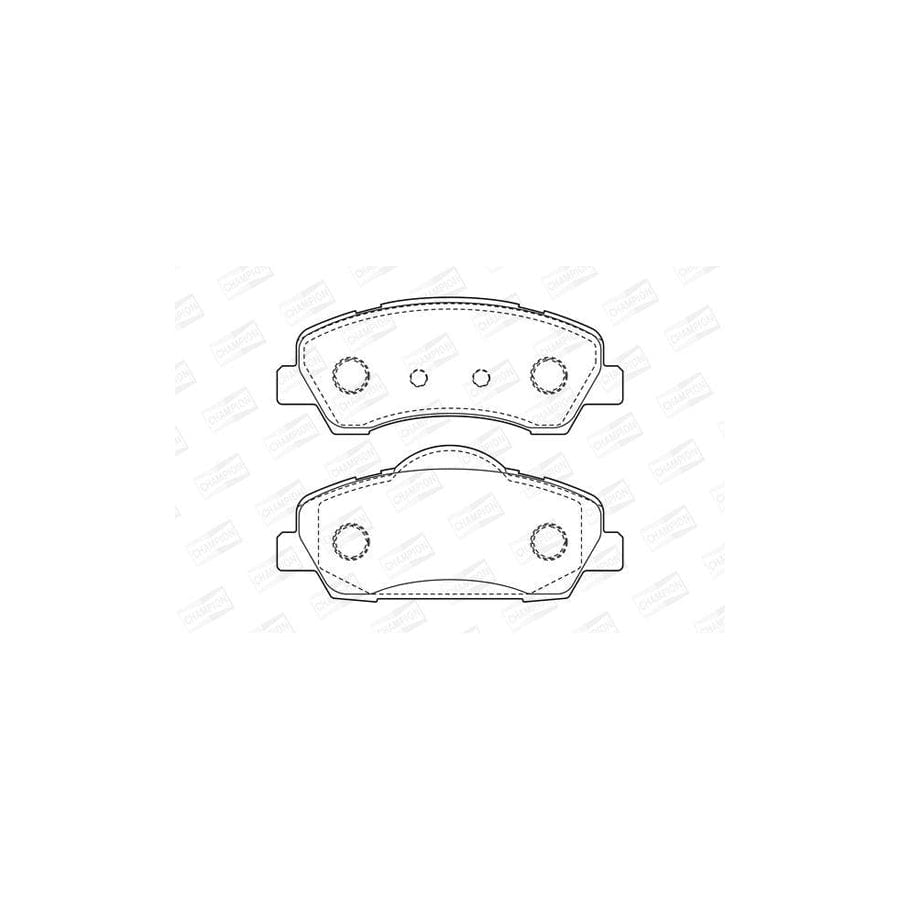 Champion 573461Ch Brake Pad Set