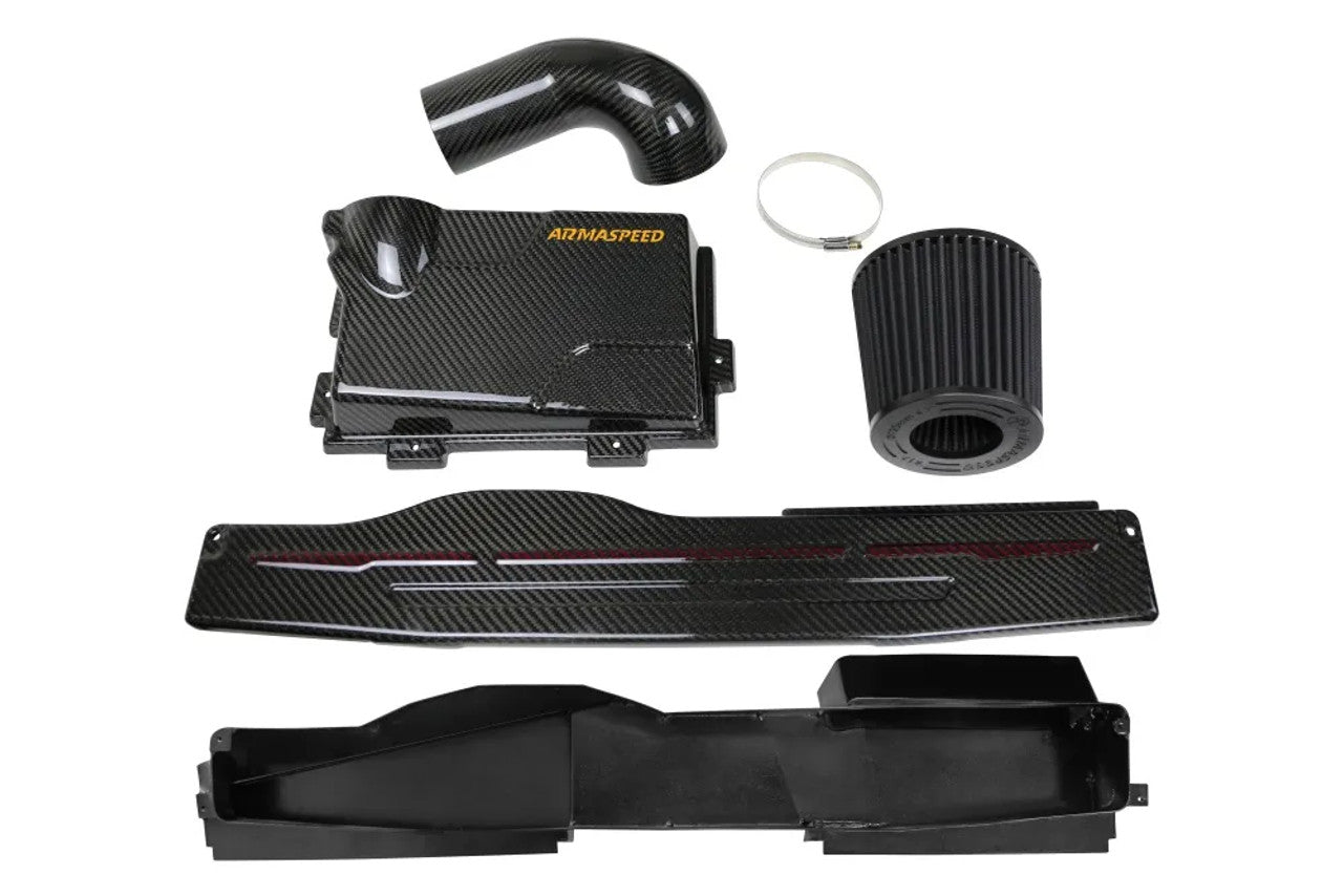 Armaspeed Carbon Cold Air Intake without Front Induction (Black) for VW Golf 8 GTI