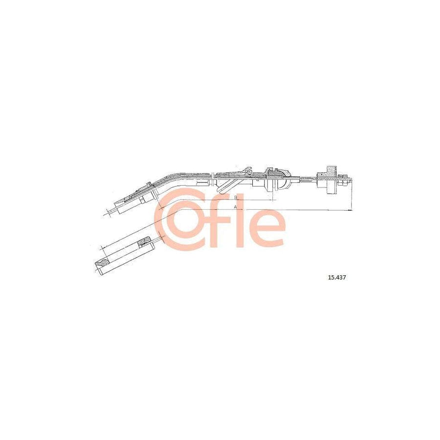 Cofle 15.437 Clutch Cable