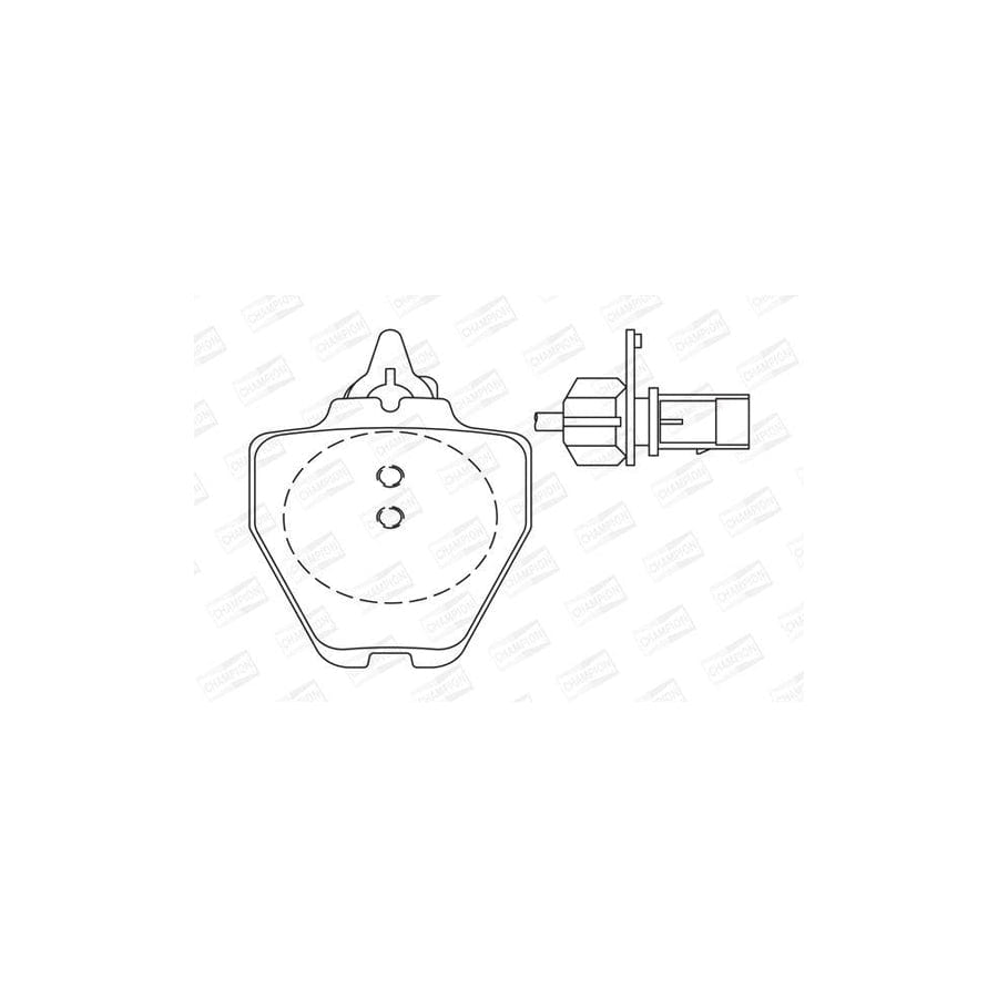 Champion 573064Ch Brake Pad Set